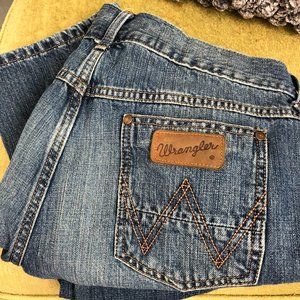WRANGLER WOMENS RETRO SLIM STRAIGHT JEANS 31X32.